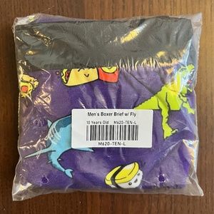 MeUndies Mens Boxer Brief w/Fly - Large - Panda Shark Pizza Sushi Taco Dino